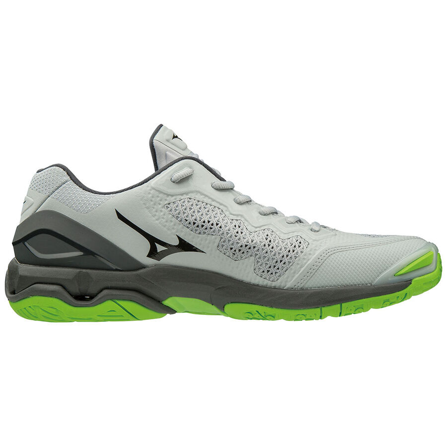 Mizuno WAVE STEALTH V HighRise/Blk/GreenGecko